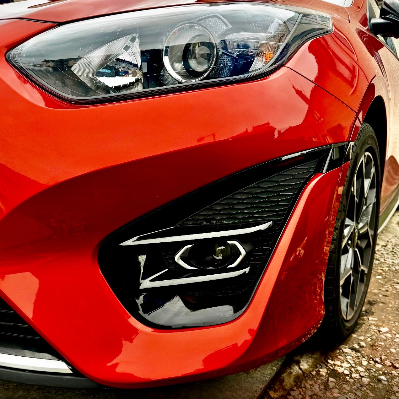 Bumper Scuff Repair after repair